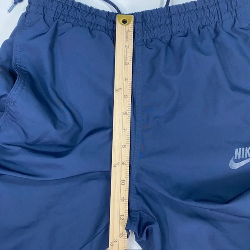 Nike‎ Sportswear Navy Blue Track Pants Men's Medium Elastic Waist Drawstring